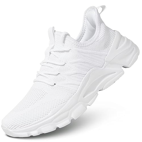Image of Socviis Mens Slip On Running Shoes Athletic Walking Trainers Lightweight Breathable Mesh Tennis Sneakers