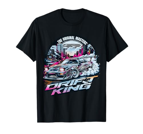 Cool Racing Vintage Japonés JDM Tokio Japón Drift Race Car Camiseta
