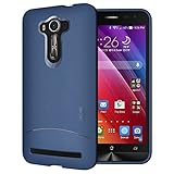 TUDIA Full-Matte ARCH TPU Bumper Protective Case for Asus ZenFone 2 Laser 5.5 Inch (ZE550KL) [Not For ZE601KL 6.0 Inch] (Blue)