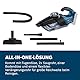 Bosch Professional 18V System Akku Handstaubsauger Gas 18V-1 (inkl. Absaugrohr, Fugendüse, Teppichdüse, Behältervolumen 1 Liter, ohne Akku/Ladegerät)