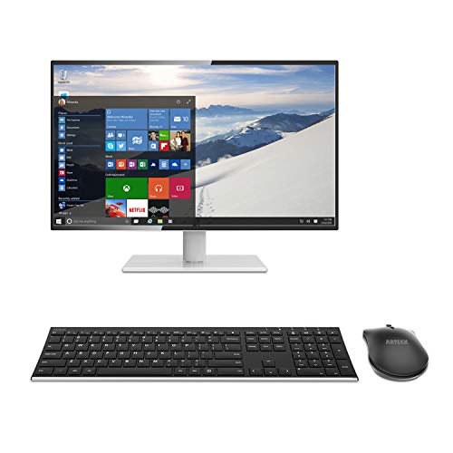 Arteck HW192MW162 2.4G Wireless Keyboard And Mouse Combo Stainless Steel Ultra Slim Full Size Keyboard And Ergonomic Mice For Computer Desktop Pc Laptop And Windows 11/10/8 Build In Rechargeable Battery thumb #6