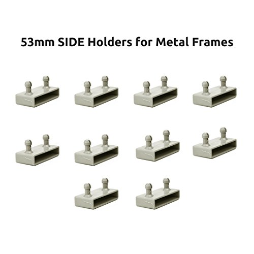 53 MM Seite Bett federleistenhalter Kappen für Metall Frames – 2 Zinken (10 Stück)