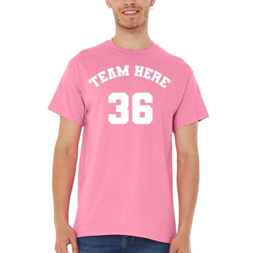 Custom Sports Team Jersey Your Name and Number T-Shirt3