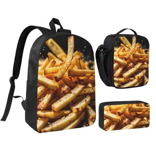 Sac à dos imprimé fast food pour ne plus jamais oublier votre repas en déplacement