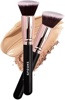 Black Makeup Brush Set Foundation Brush Powde...