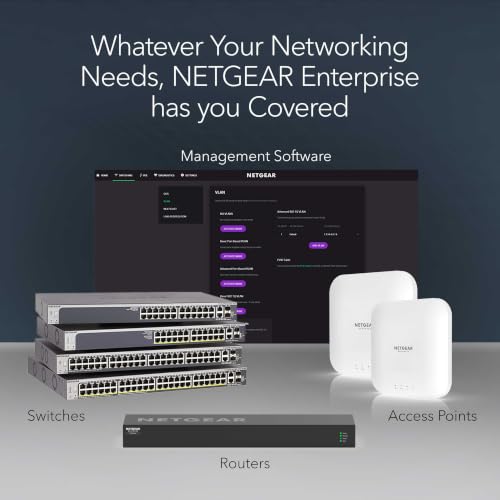 Image of NETGEAR 48-Port Gigabit Ethernet Unmanaged Switch - with 96 Gbps Bandwidth, Fanless, Rackmount or Desktop (GS748)
