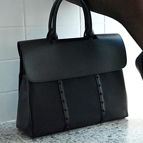 Image of KWANI Ava Line PU leather Hand Tote Bags for Women and Ladies
