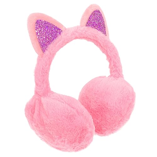 ROMISBABA Cute Cat Ear Earmuffs for Winter Comfortable Ear Covers for Heat Protection Stylish Outdoor Ear Warmers Portable Ear