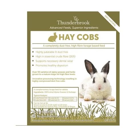 Thunderbrook Equestrian Rabbit Hay Cobs 3kg Cover