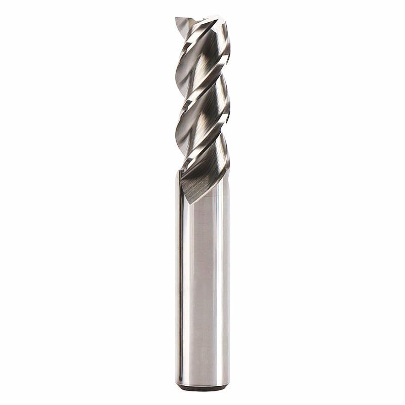 Aluminum Milling Cutter K2 Tungsten Steel Three-Edged High-Gloss Cutter 3F Carbide E5C72,8X8X22X65