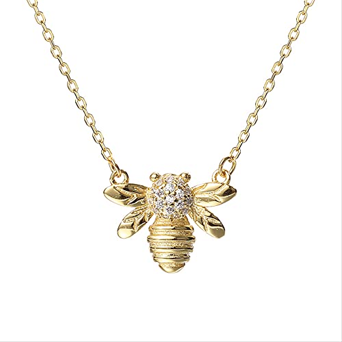 Collier pendentif abeille pour femmes, le cadeau pour petite amie idéal