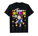 Funny Team First Grade soccer First Day Of School Boys Kids T-Shirt