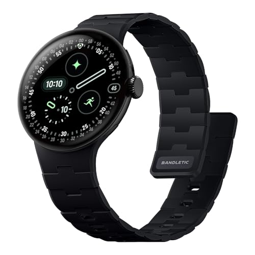 [Bandletic] 2025 新型 Google Pixel Watch バンド - Pixel Watch 1・2・3・4（41mm） 対応 N54磁石バンド マグネット式シリコン 男女兼用 スポーツ用 軽量