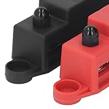 Blok Zacisków Szynowych M8 Heavy Duty 4 Terminal Blok Dystrybucji Zasilania DC48V 250A 2 szt. Konstrukcja Modułu Szyna Zbiorcza Box