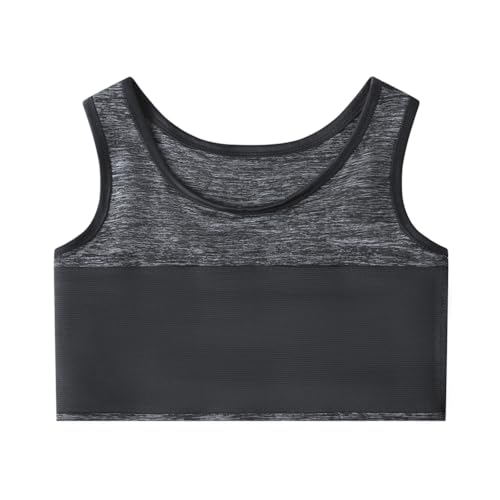Image of Women Transgender Tomboy FTM Pull On Closure Elastic Chest Binder Pullover Tank Top