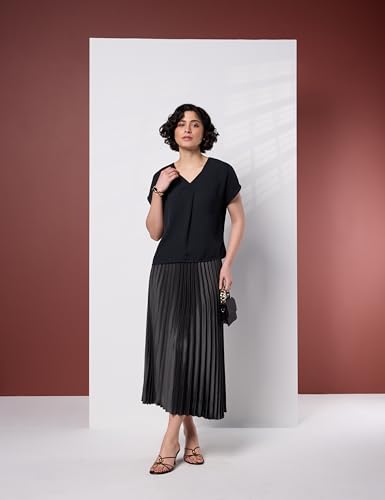 Image of Symbol Premium Women's Relaxed Fit Crop Top | Desk-to-Dinner (Available in Plus Sizes) Polyester
