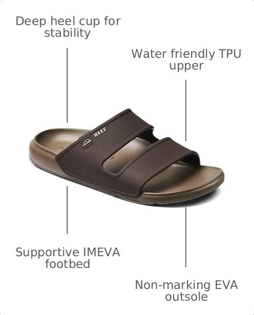 Image of REEF Men's Oasis Double Up Waterproof Slides