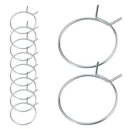 Dryer Vent Tension Clamp Works with 4 Diameter Aluminum Ducting Dryer Vent Hose and 4 Plastic Hoses Compatible with Dryer Duct Clamp Dust Collection RV Clamp Spring Tension Hose Clamp - 10 Pcs
