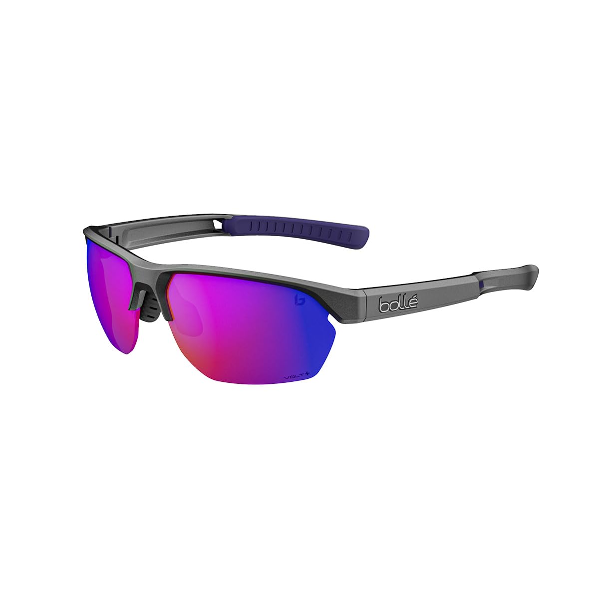 Bolle Unisex Light Victus Matte Titanium Sunglasses