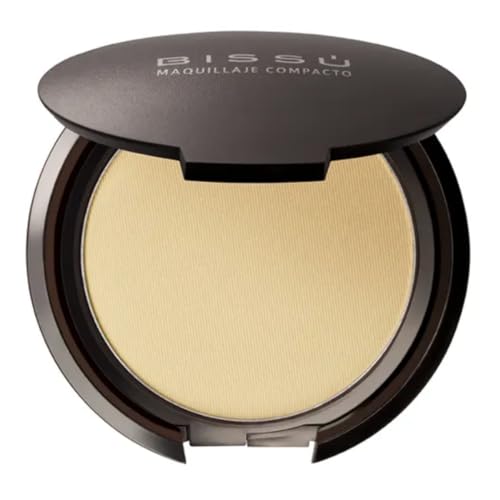 Review de Mejor maquillaje en polvo los mejores 5. 37 Bissú Maquillaje Compacto, Polvo Mate en 15 Tonos, Sin Aceites, Reduce Brillo y Líneas de Expresión (03 Nude, Mediano)