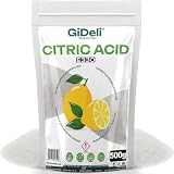 GiDeli Acido citrico alimentare 500 g in sacchetto - Polvere E330 pura
