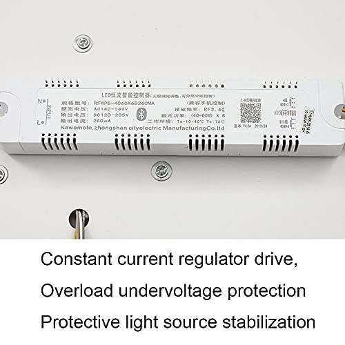 Plafonnier réglable moderne pour solution d'éclairage à installation facile