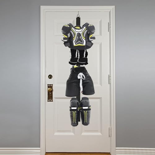 JYSILIYH 6pcs Hockey Hanger Portable Hanging Dryig Rack Hockey Gifts for Home and Outdoor Using in Ice Hockey Skating Football Camping Fishing 5 Hooks