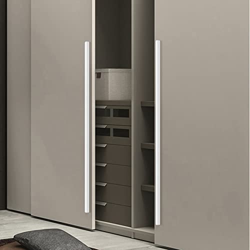 SZLXJMFL Tiradores de Armarios Modernos Blanco, Tiradores Muebles Forma de T | Longitud: 29-1000 mm | Aluminio Sólido | Recubrimiento, 2pcs Tiradores para Mueble Blancos 1000mm/39.4in