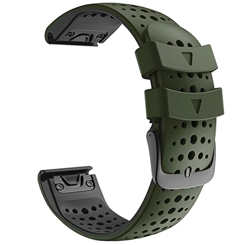 Bracelets Garmin Fenix 6X Pro en silicone pour vos randonnées et séances de sport