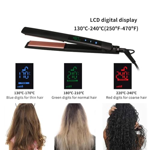 Plancha de Pelo Profesional con Pantalla LCD miniatura 5