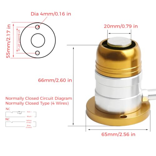 Sensor Automático CNC para Herramientas Z Axis 0.01mm miniatura 6