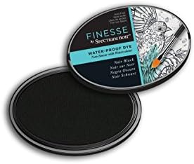 Spectrum Noir Ink Pad  Finesse Water Proof, Noir Black, One Size