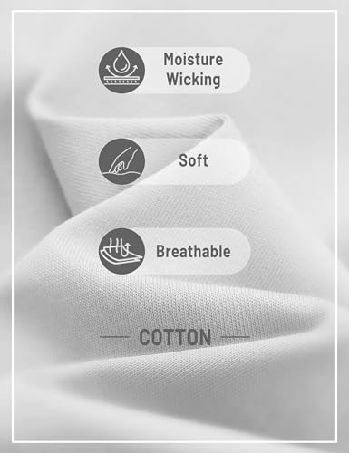 TACVASEN Workout Hoodies for Men Short Sleeve Lightweight Gym Hoodies Pullover Summer Shirts Breathable Cotton White L