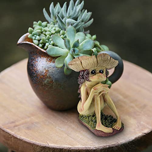 Edgy Small Ornaments For All Seasons Svenska Statue Sculpture Stone Craft Garden Decoration Resin Statue Ornament Desktop Ornament Garden Gnomes Outdoor Large (Flesh Color, One Size) #TOP3