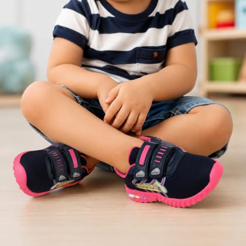 Image of Hunter-4 Multicolor LED Light Slipon Casual,Walking & Running Unisex Shoes for Boys & Girls Suitable on Every Outfit (2 Years-5 Years)(Pack of 1 Pair)