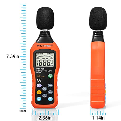 Protmex PPM-SM001 Pt6708 Sound Level Meter thumb #4