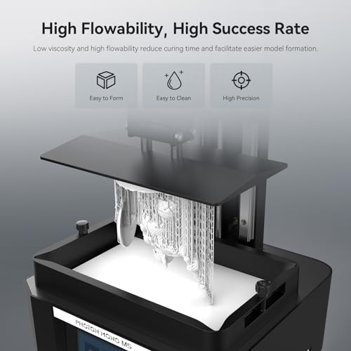 ANYCUBIC ABS-Like Resin Pro 2, 3D Printer Resin, Enhanced Strength and Toughness, High Precision and Minimal Shrinkage, Wide Compatibility for All LCD 3D Printers (White, 2kg) by ANYCUBIC - Image 3