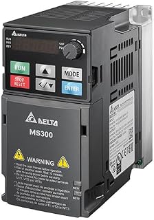 Delta VFD2A7MS43ANSAA MS300 Variable Frequency Drive, 1HP 0.75KW, 480V 2.7A, Chassis Mount, USB/RS-485 Interface