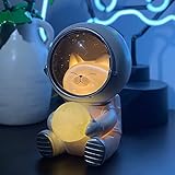 ALMOXVYE Astronaut Animal Night Light, Cute Spaceman LED Night Light Desktop Astronaut Cat Lamp, Birthday Gift for Kids, Night Light for Kids Room Decoration