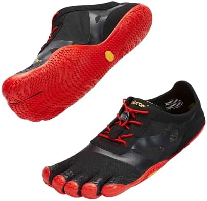 Vibram, Preto/vermelho, 10.5-11 US : Vibram Five Fingers: Amazon