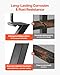 VEVOR Boat Trailer Steps, 3-Step, Heavy-Duty Boat Trailer Steps with Handle, Non-Slip Surface, 3 Mounting Angle Options, Carbon Steel Ladder Suitable for 3