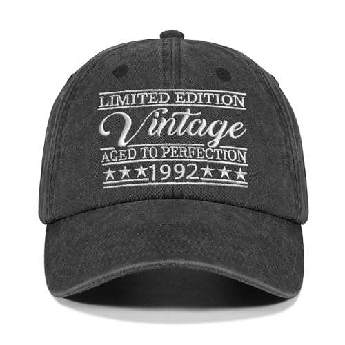 Rybicag 33th Birthday Gifts for Him Her, 1992 Cap for ...