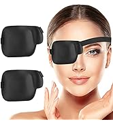 AMZVIO 2PCS Eye Patch, 3D Eye Patches for Adults,Medical Ajustable Eyepatch for Amblyopia Lazy Ey...