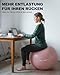 Trideer Gymnastikball – Ergonomischer Sitzball für Büro & Zuhause, Yoga Ball/Pilates Ball für Training, Rückenschule, Anti-Burst mit Pumpe