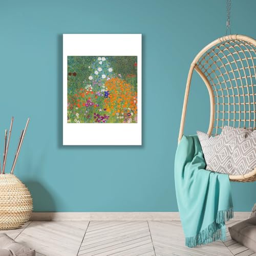 Impression d'art mate Gustav Klimt Bauerngarten format medium - 6