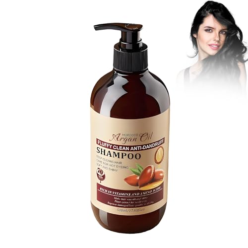 Marokkanisches Shampoo 500ml, Arganöl Shampoo Marokkanische Haarpflege, Argan Oil, Weiche Und Geschmeidige Haare, Für Lockiges, Welliges Und Glattes Haar