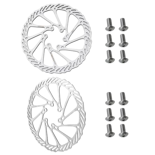 2 Stück Fahrrad-Scheibenbremsscheibe, 160 mm, Edelstahl, mechanische...
