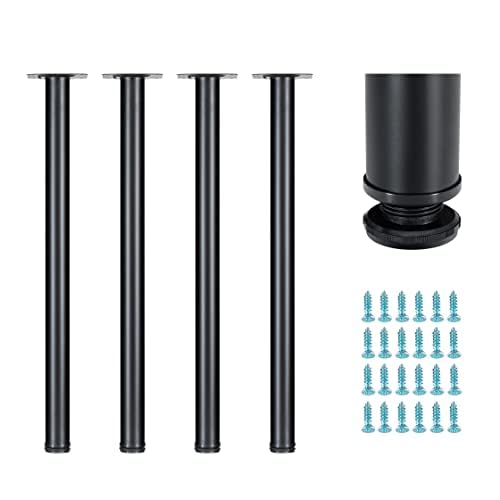 WUHUANGKAKA 32 Inch Adjustable Metal Desk Legs, Suitable for DIY