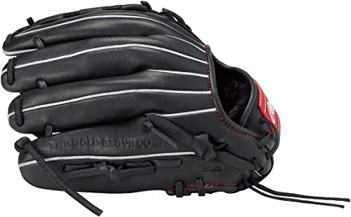 【Amazon.co.jp 限定】ローリングス(Rawlings) 少年 ジュニア 野球 グローブ GJXPMG9M1 10.5インチ(小学校高学年向け)軟式/ソフトボール兼用 オールラウンド ブラック 右投げ(左手着用) グラブ 7枚目