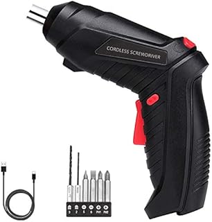 8 in 1 Electric Screwdriver, JENABOM Cordless Drill Screwdriver Bits Set Rechargeable, 3.6V Li-ion 3.5N·m Max Torque Electric Rotatable Drill Screwdriver for Home Improvement DIY Project